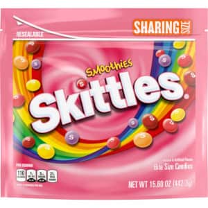 Skittles 15.6-oz. Smoothies Sharing Bag 6-Pack for $14