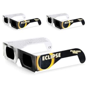 Solar Eclipse Glasses 3-Pack for $10