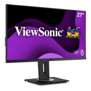 ViewSonic VG275 27 Inch IPS 1080p Monitor Designed for Surface with Advanced Ergonomics, 60W USB C, for $270