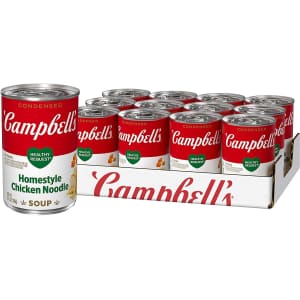 Campbell's 10.5-oz. Condensed Homestyle Chicken Noodle Soup 12-Pack for $15