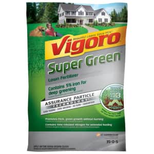 Vigoro Super Green 5,000-Sq. ft. Lawn Fertilizer for $13