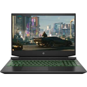 HP Pavilion 3rd-Gen. Ryzen 5 15.6" Gaming Laptop for $450