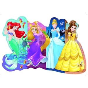Ravensburger Disney Princess Pretty Princesses Shaped Floor Puzzle for $10 Ravensburger Disney Princess Pretty Princesses Shaped Floor Puzzle for $10