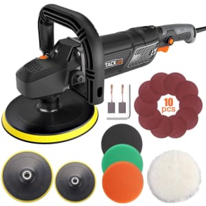 Tacklife 7" 12.5Amp Variable Speed Polisher for $57