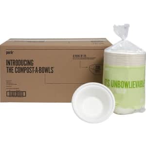 Perk Compostable Paper Bowls 750-Count Carton for $35 Perk Compostable Paper Bowls 750-Count Carton for $35