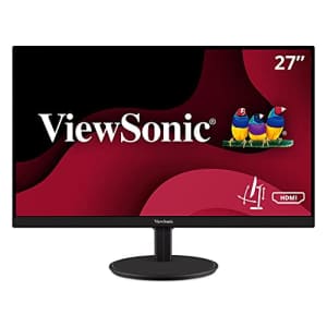 ViewSonic VA2747-MHJ 27 Inch Full HD 1080p Monitor with Advanced Ergonomics, Ultra-Thin Bezel, for $155