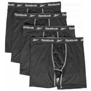 Reebok Men's Performance Boxer Brief 4-Pack: 2 for $20