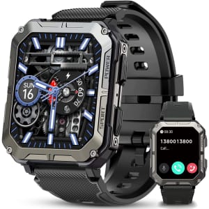 Blackview Men's Rugged Military Smart Watch for Men for $24