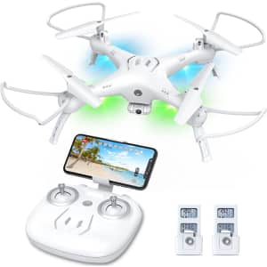Attop Beginner Quadcopter Drone with Camera for $54