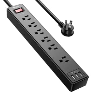 6-Outlet Surge Protector Power Strip for $16