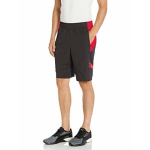 PUMA Men's CAT Shorts, Black-High Risk Red, S for $21 PUMA Men's CAT Shorts, Black-High Risk Red, S for $21