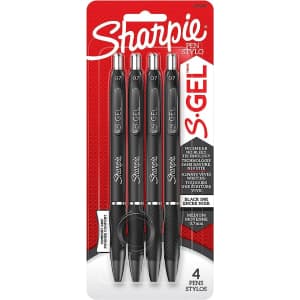 Sharpie S-Gel Pen 4-Pack for $5