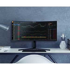 Xiaomi Mi Curved Gaming Monitor 34 Inch with AMD FreeSyncPremium (WQHD 3.440 x 1.440, 21:9, 144Hz, for $349