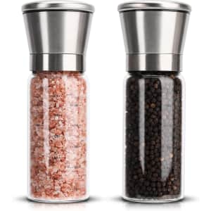 Keyloland Salt & Pepper Grinder Set for $9