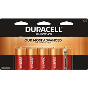 Duracell - Quantum C Alkaline Batteries - long lasting, all-purpose C battery for household and for $15