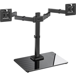ErGear Freestanding Dual Monitor Stand for Monitors 13" to 32" for $20