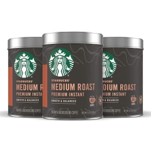 Starbucks Premium Instant Coffee 3-Tins for $17 via Sub & Save