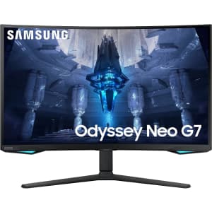 Samsung Odyssey Neo G7 32" 4K G-Sync HDR Curved Gaming Monitor for $792