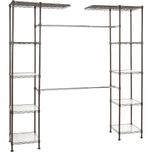 Amazon Basics 10-Shelf Expandable Metal Organizer for $58