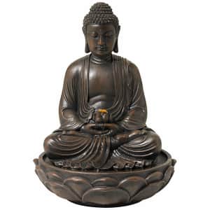 John Timberland Lighting 27.5" Buddha Fountain for $160 John Timberland Lighting 27.5" Buddha Fountain for $160