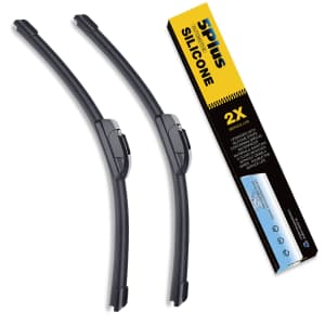5 Plus 18" and 26" Silicone Windshield Wipers for $12