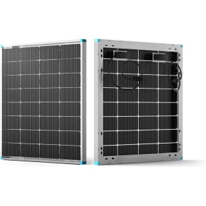 Renogy Bifacial 115W 12V Solar Panel for $110