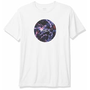 RVCA Men's Motors Short Sleeve Crew Neck Shirt, White, XL for $15 RVCA Men's Motors Short Sleeve Crew Neck Shirt, White, XL for $15