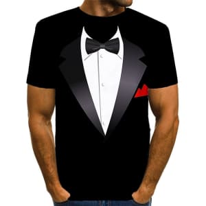 Men's Graphic Print T-Shirt for $10