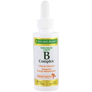Nature's Bounty Vitamin B Complex Sublingual Liquid 2 oz for $8