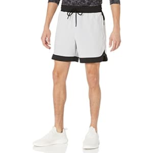 Amazon Essentials Men's Active Stretch Woven Shorts, Light Grey, 3X-Large Big for $19