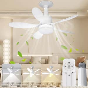 Xool 22" Socket Fan w/ LED Light for $25 Xool 22" Socket Fan w/ LED Light for $25