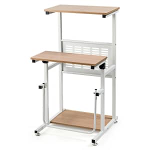 Costway Stand Up Desk Computer Workstation for $63 Costway Stand Up Desk Computer Workstation for $63