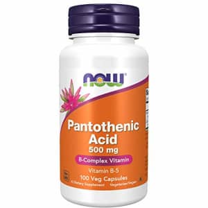 Now Foods NOW Supplements, Pantothenic Acid (Vitamin B-5) 500 mg, B-Complex Vitamin, 100 Capsules for $11