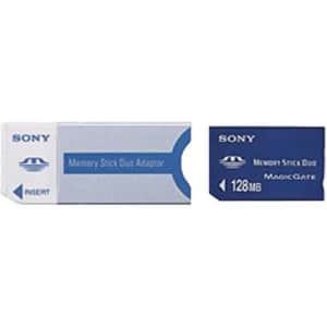 Sony Duo MSH-M128A 128 MB Memory Stick (Retail Package) for $58 Sony Duo MSH-M128A 128 MB Memory Stick (Retail Package) for $58