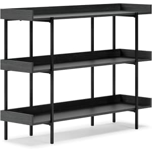 Signature Design by Ashley Yarlow 36" Industrial 3-Tier Bookcase for $140