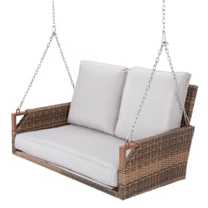 BH&G Davenport Patio Wicker Swing for $86