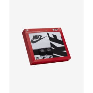 Nike Baby Bodysuit, Beanie, Booties and Blanket Box Set for $19 Nike Baby Bodysuit, Beanie, Booties and Blanket Box Set for $19