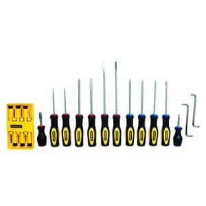 Stanley Tools Stanley 60-220 Standard Fluted Screwdriver Set, 20 Piece for $50