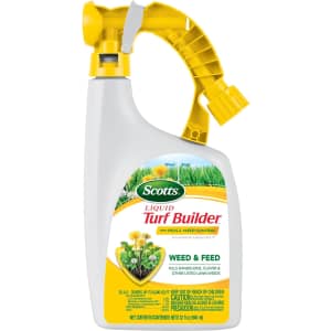 Scotts Liquid Turf Builder with Plus 2 Weed Control 32-oz Sprayer Bottle for $14