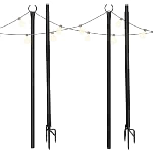 Outdoor Light Pole 2-Pack for $104