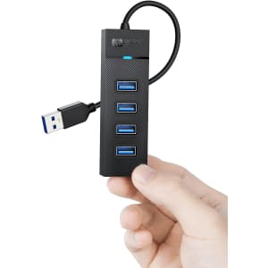 Sanzang 4-Port USB 3.0 Hub for $5