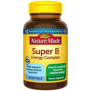 Nature Made Super B Energy Complex Softgels, 60 Count for Metabolic Health (Packaging May Vary) for $18