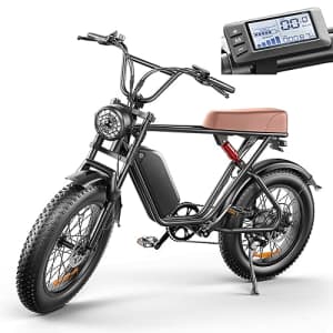 Electric Bicycle, Ronson Adult Electric Bike 1000W 35MPH, 48V 20AH Removable Battery Electric for $999