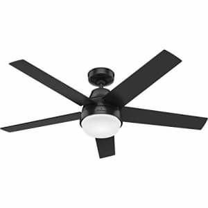 Hunter Fan Company 51314 Aerodyne Ceiling Fan, 52, Matte Black for $174