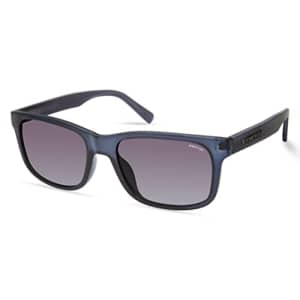Kenneth Cole New York Women's Round Sunglasses, Shiny Blue/Gradient Smoke, 55mm for $29