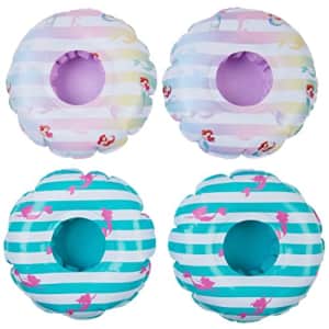 Swimways Disney Princess Floating Drink Holders, Inflatable Pool Cup Holders & Pool Party Supplies, for $14