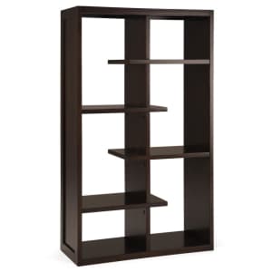 Simpli Home Camden 60" 4-Shelf Solid Wood Accent Bookcase for $172