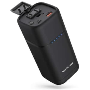RAVPower PD Pioneer 20,000mAh AC Power Bank for $48
