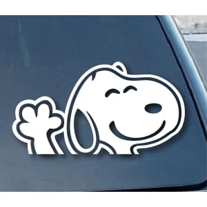Snoopy 8" Car Decal for $5 Snoopy 8" Car Decal for $5