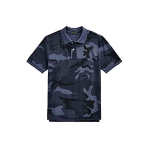 Polo Ralph Lauren Boy's Camo Cotton Mesh Polo Shirt (Big Kids) Blue Camo LG (14-16 Big Kid) for $46 Polo Ralph Lauren Boy's Camo Cotton Mesh Polo Shirt (Big Kids) Blue Camo LG (14-16 Big Kid) for $46